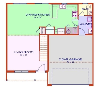 The Sophia - Main Floor Plan